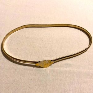 Gold Leaves belt
